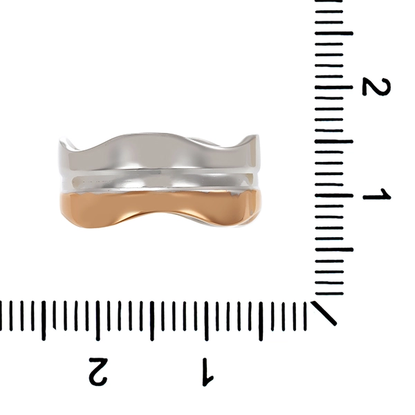 Ring, 14K, Rot-/Weißgold