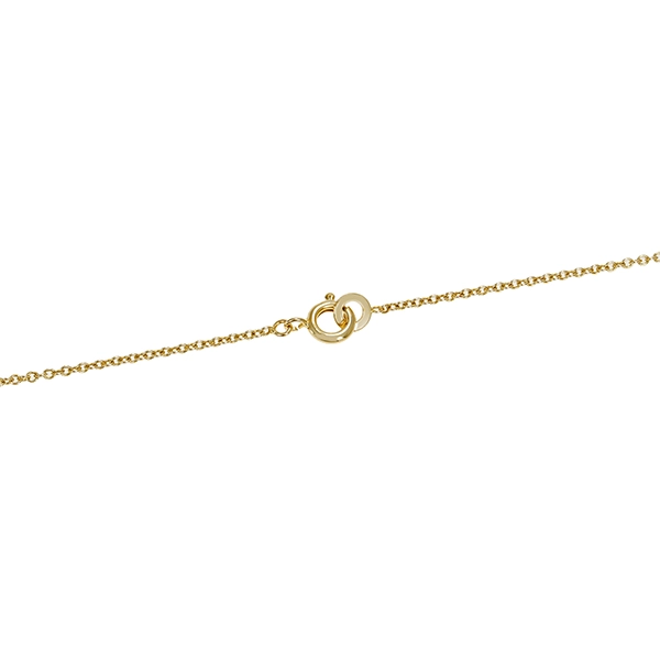 Collier, 14K, Gelbgold, Brillanten
