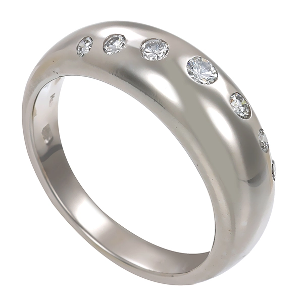 Diamantring, 14K, Weißgold, Brillanten 0,20 ct