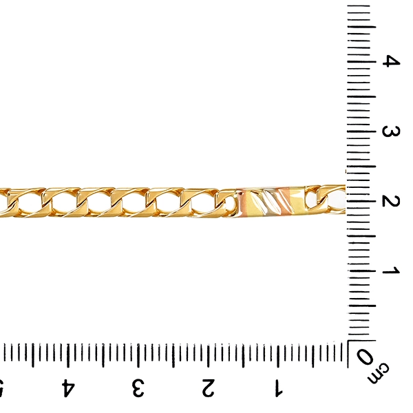 Armband, 14K, Rot-/Weiß-/Gelbgold