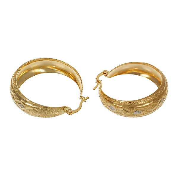 Creolen, 14K, Gelbgold