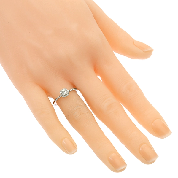 Diamantring, 18K, Weißgold, Brillanten
