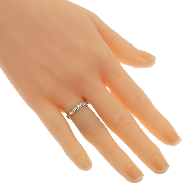 Diamantring, 14K, Weißgold, Brillanten 0,12 ct