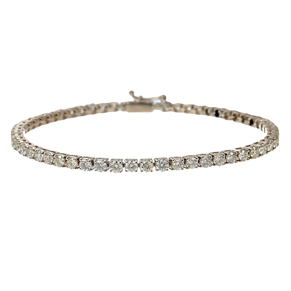 Armband, 18K, Weißgold, Brillanten 4,88 ct