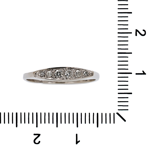 Diamantring, 14K, Weißgold, Brillanten