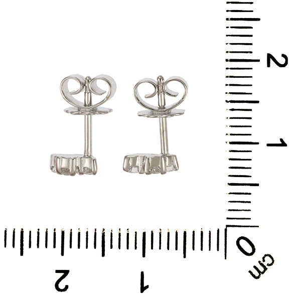 Ohrstecker, 14K, Weißgold, Brillanten 0,16 ct