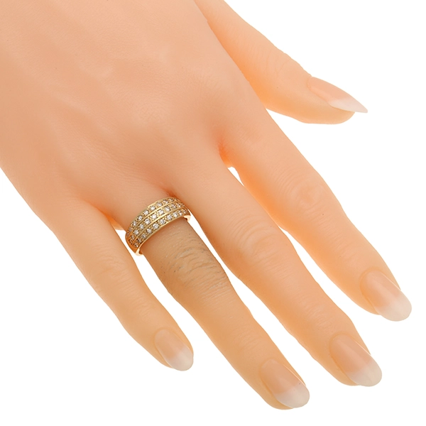 Diamantring, 18K, Gelbgold, Brillanten 0,50 ct