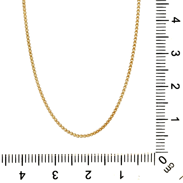 Goldkette, 925, Silber, vergoldet, Venezianer-
