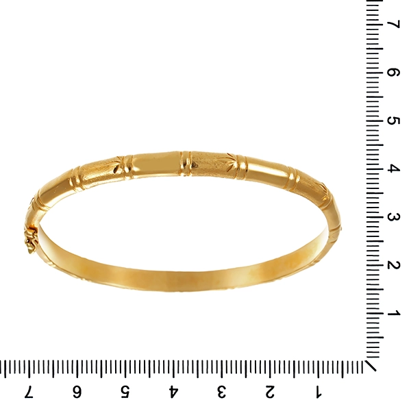 Armreif, 18K, Gelbgold