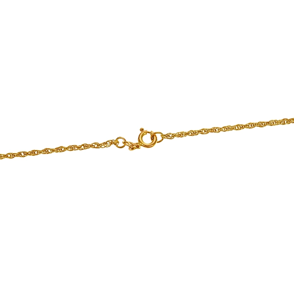 Collierkette, 8K, Gelbgold, Kordel-