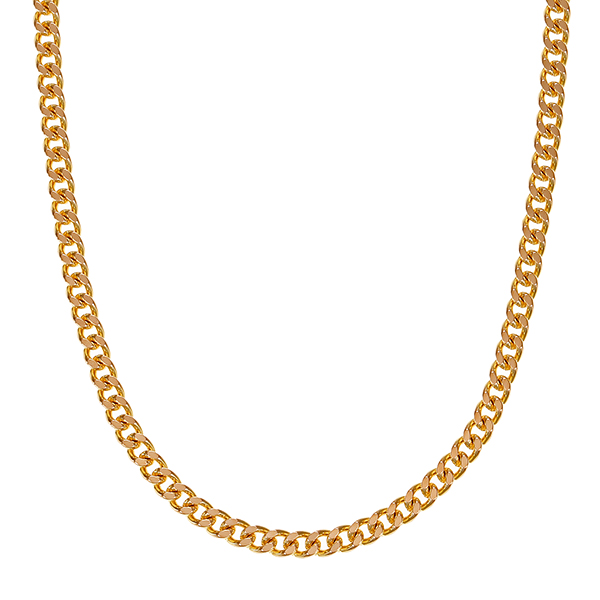 Kette, 14K, Gelbgold, Panzer
