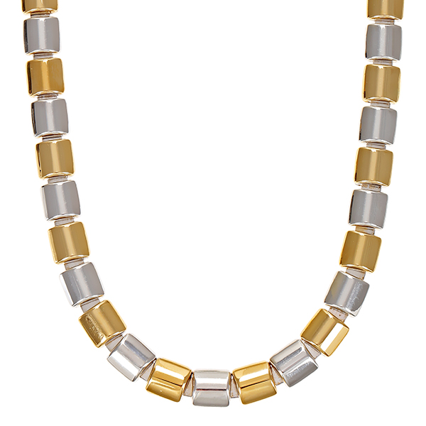 Collier, 18K, Gelb-/Weißgold