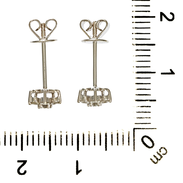 Ohrstecker, 14K, Weißgold, Brillanten