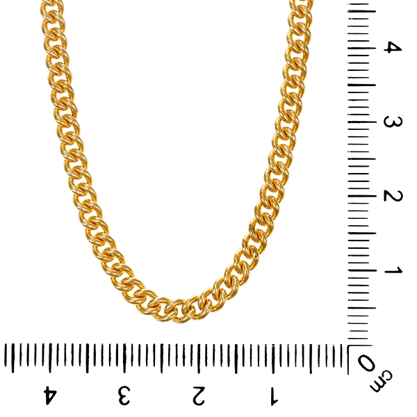 Kette, 14K, Gelbgold