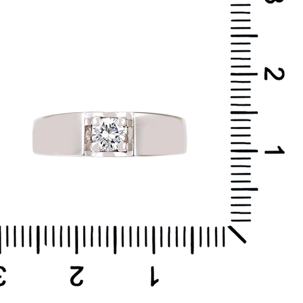 Diamantring, 18K, Weißgold, Brillant 0,25 ct