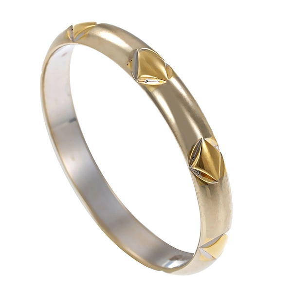 Ring, 14K, Gelb-/Weißgold