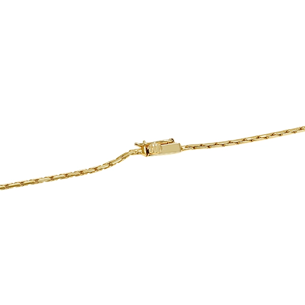 Collier, 14K, Gelb-/Weißgold, Brillant