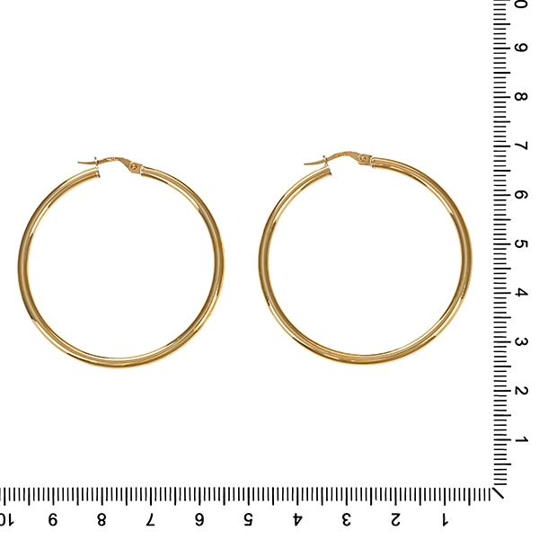 Creolen, 14K, Gelbgold