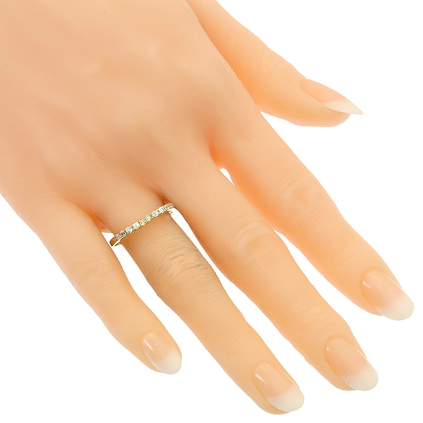 Ring, 14K, Gelbgold, Zirkonia