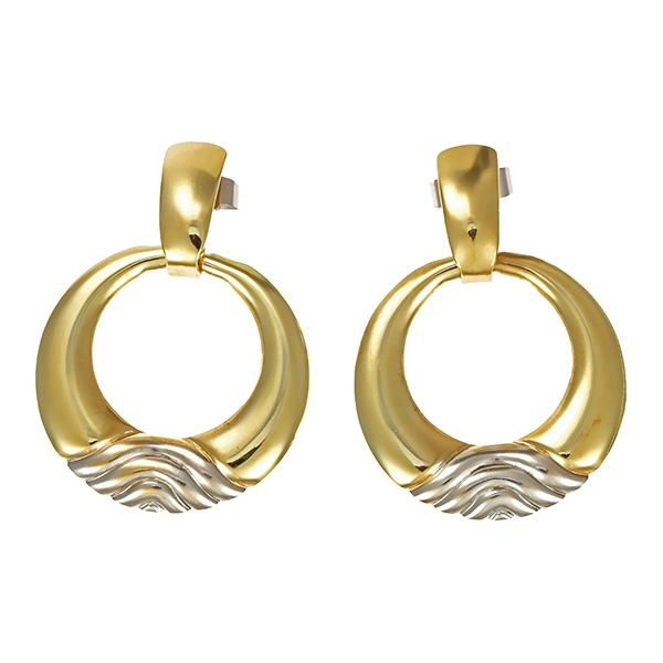 Steckhänger, 8K, Gelb-/Weißgold