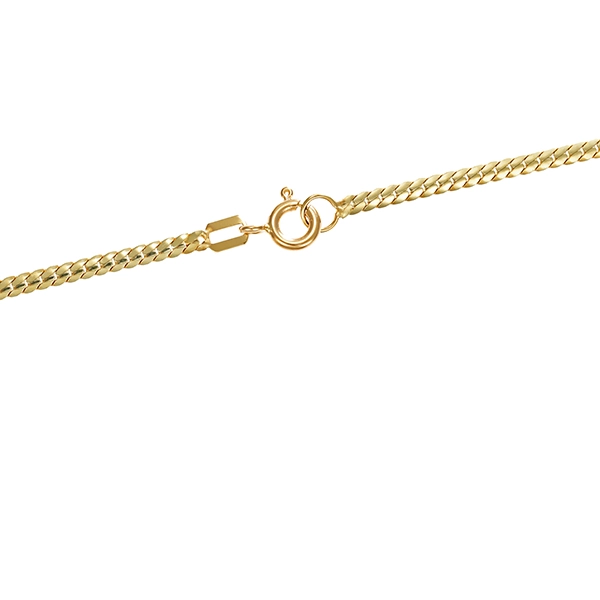 Collier, 14K, Gelbgold, Turmalin, Brillant