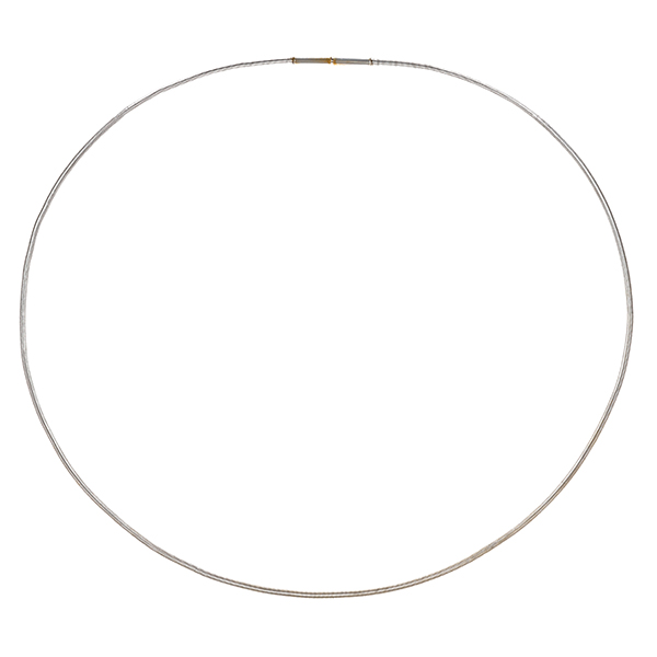 Collier, 14K, Weißgold, Reif