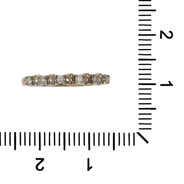 Diamantring, 9K, Weißgold, Brillanten