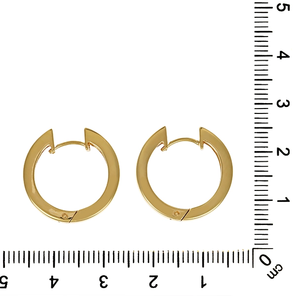 Creolen, 14K, Gelbgold