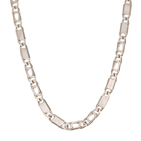 Kette, 14K, Weißgold, Fantasie-