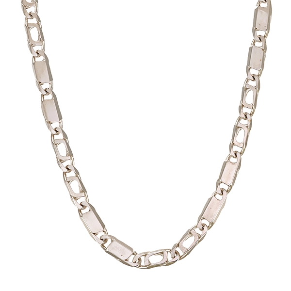 Kette, 14K, Weißgold, Fantasie-