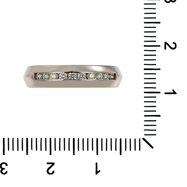 Diamantring, 14K, Weißgold, Brillanten 0,20 ct