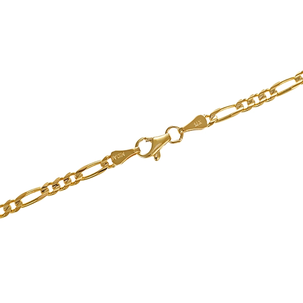 Kette, 14K, Gelbgold, Figaro