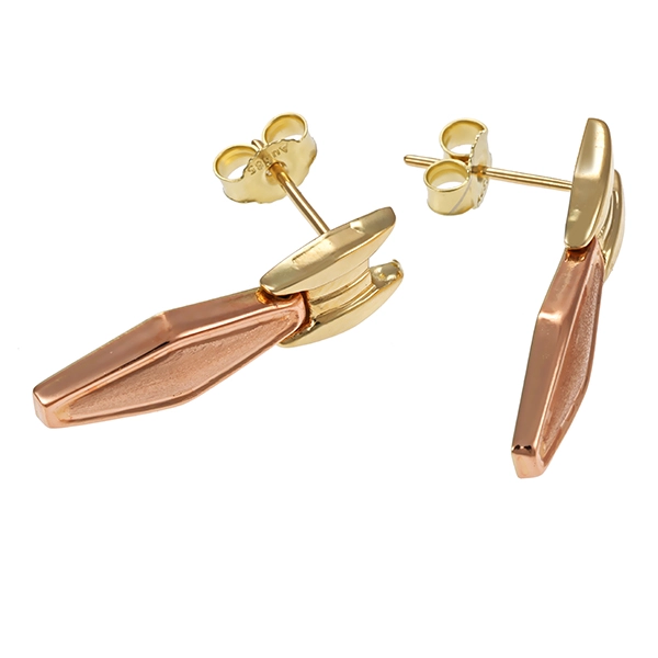 Steckhänger, 14K, Gelb-/Rotgold