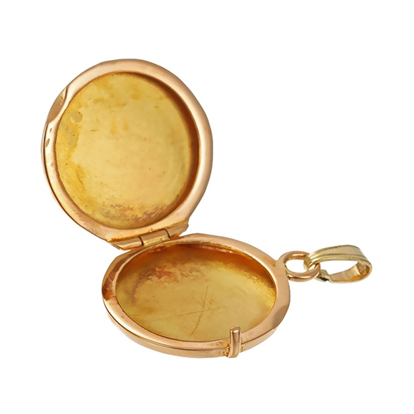 Medaillon, 8K, Gelbgold