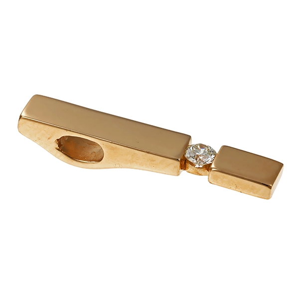 Anhänger, 14K, Gelbgold, Brillant