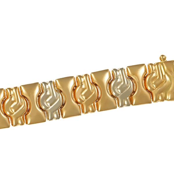 Armband, 14K, Gelb-/Weißgold