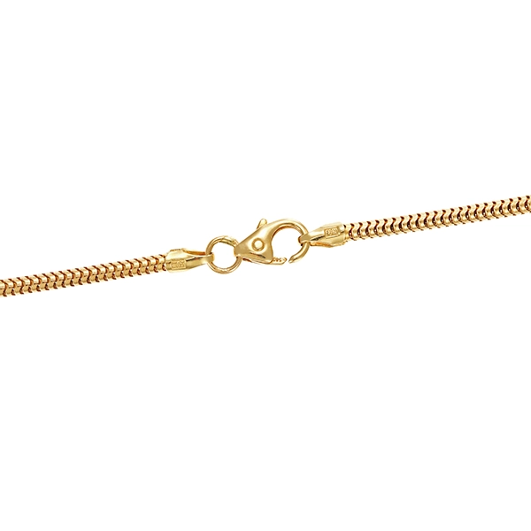 Kette, 14K, Gelbgold, Schlangen-