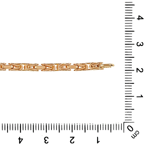 Armband, 14K, Gelbgold, Königs-