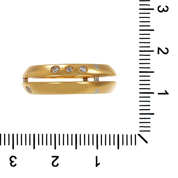 Ring, 18K, Gelbgold, Brillanten, U54