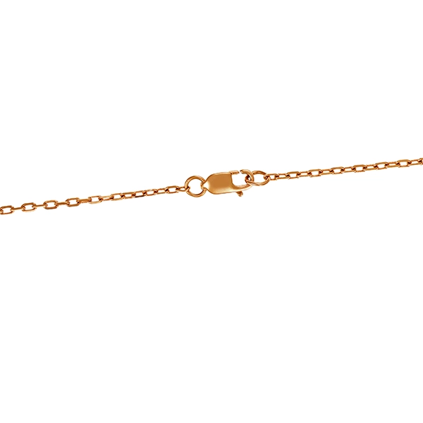 Collier, 18K, Rotgold, Brillant