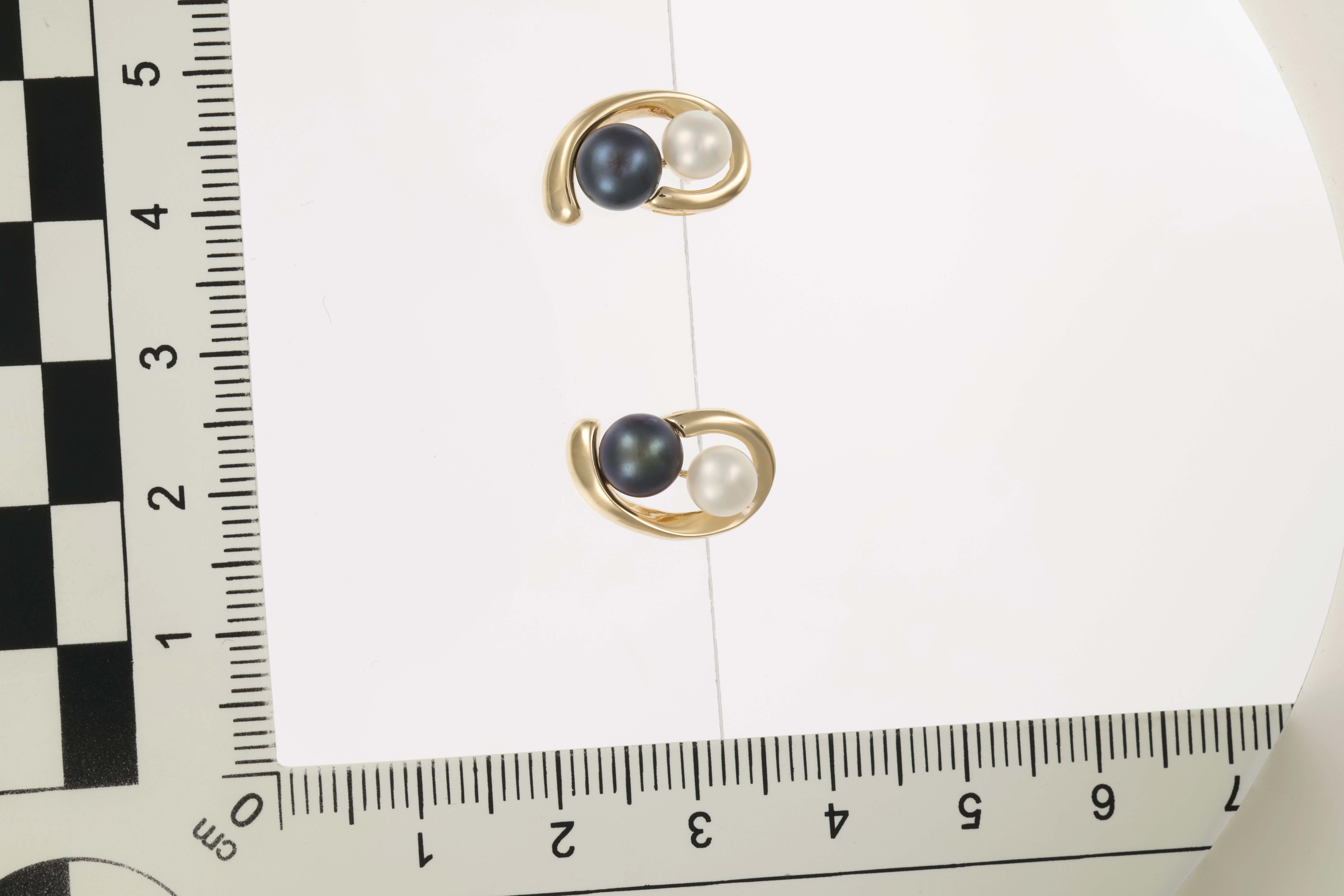 Ohrstecker, 14K, Gelbgold, Perlen