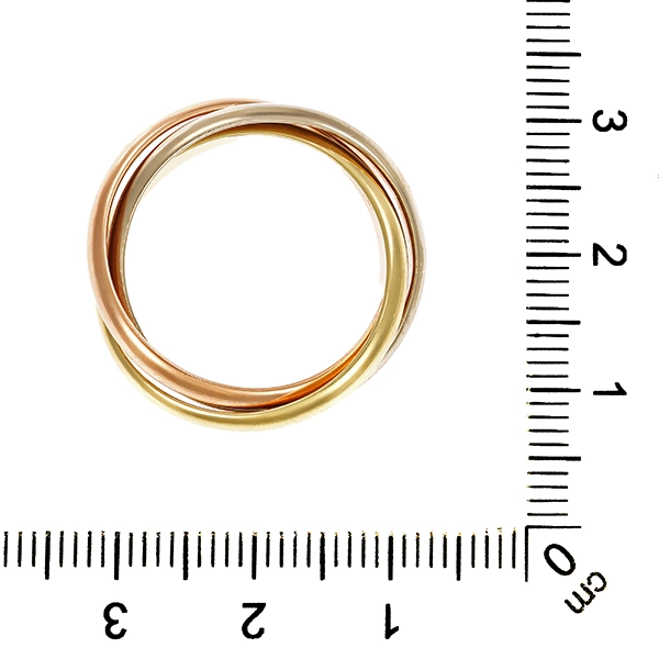 Ring, 14K, Gelb-/Rot-/Weißgold