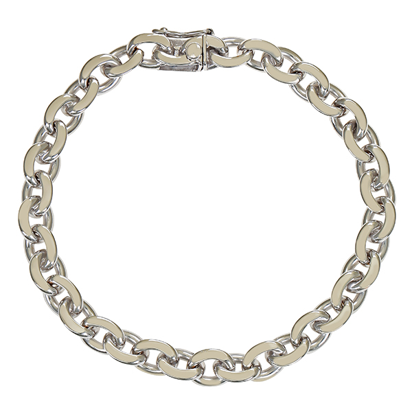 Armband Anker-, 18K, Weißgold