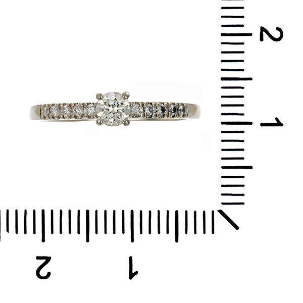 Platinring, Pt950, Brillanten