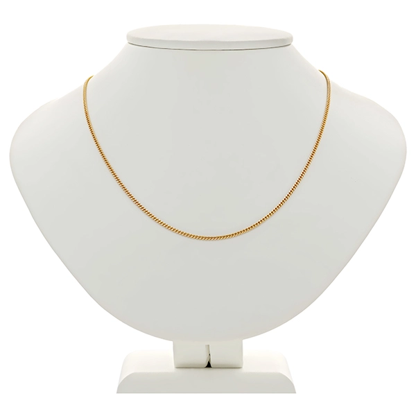 Collierkette, 14K, Gelbgold, Panzer-