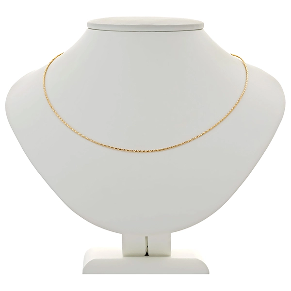 Collierkette, 18K, Gelbgold, Reif
