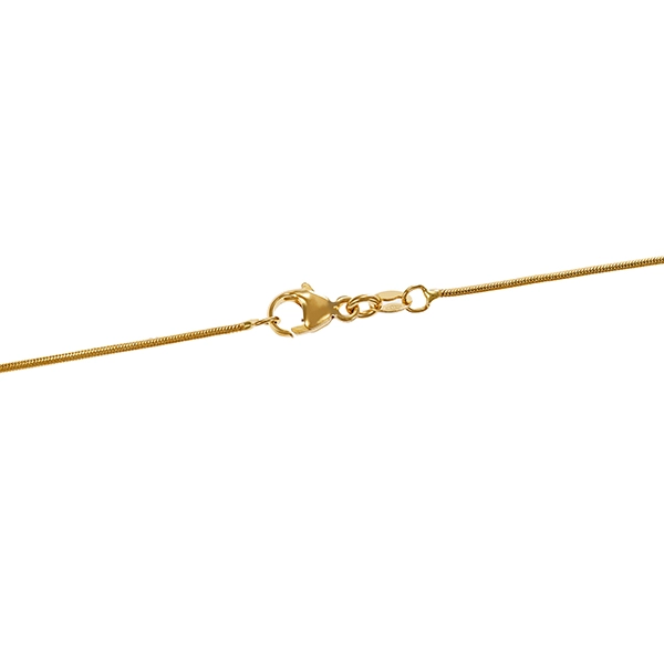 Collier, 14K, Gelb-/Weißgold, Brillant 0,10 ct