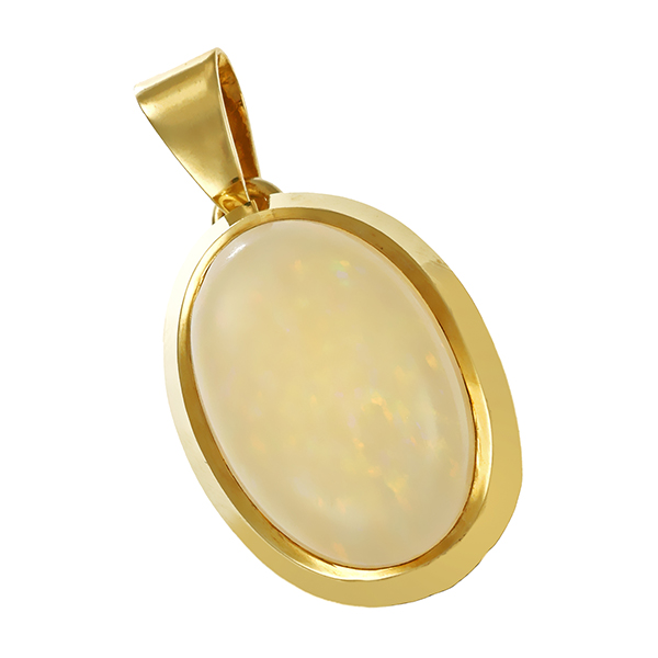 Anhänger, 14K, Gelbgold, Opal