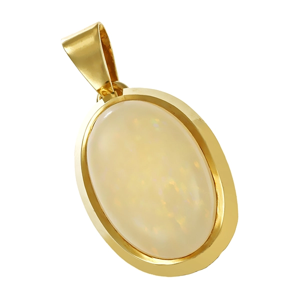 Anhänger, 14K, Gelbgold, Opal
