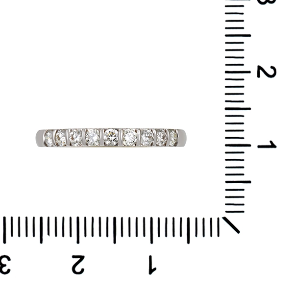 Diamantring, 14K, Weißgold, Brillanten 0,41 ct